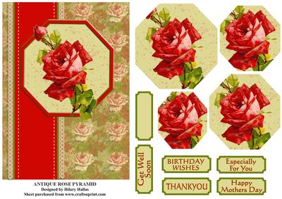 Antique Rose Pyramid