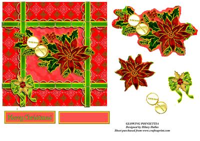 Glowing Poinsettia