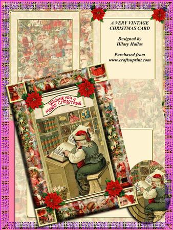 A Very Vintage Christmas Card
