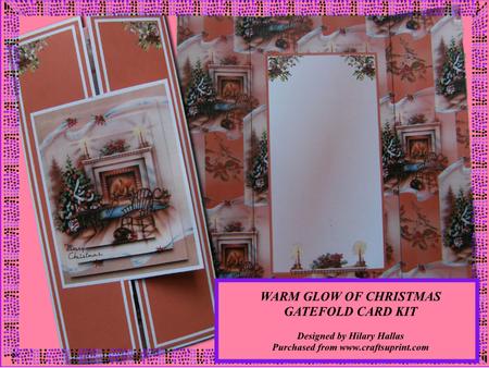 Warm Glow of Christmas Gatefold Card Kit