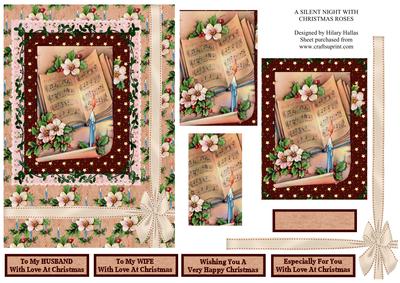 A Silent Night with Christmas Roses
