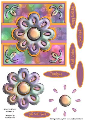 Bokeh Glass Flower