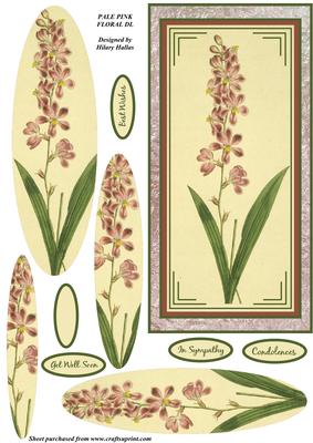 Pale Pink Floral Dl
