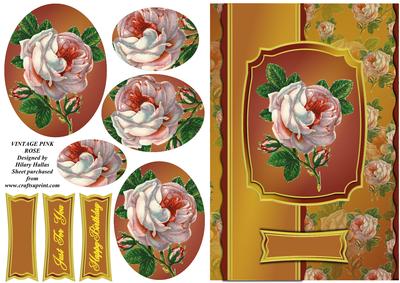 Vintage Pink Rose