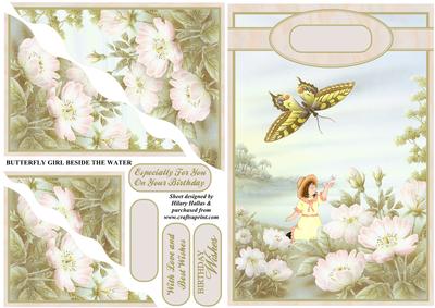 Butterfly Girl Beside the Water