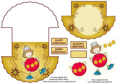 Christmas Bauble Girl