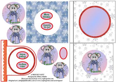 A Mousey Gift 4x4 Aperture Card