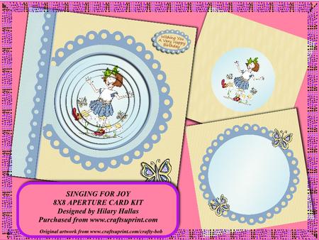 Singing for Joy 8x8 Aperture Card Kit
