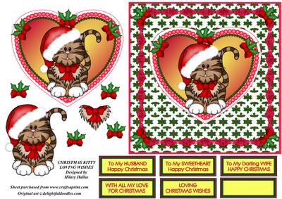 Christmas Kitty Loving Wishes