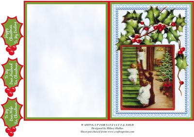 Waiting Up for Santa Cut & Fold