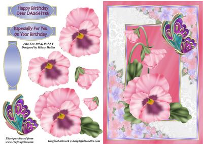 Pretty Pink Pansy
