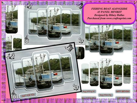 Fishing Boat Alongside A5 Panel Minikit
