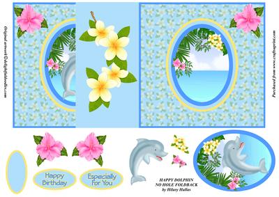Happy Dolphin No Hole Foldback