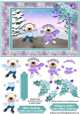 Teddy Duo Dancing on Ice