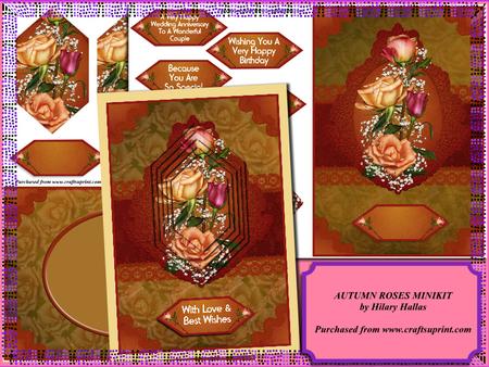 Autumn Roses Minikit