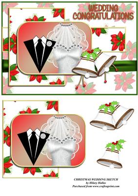 Christmas Wedding Sketch
