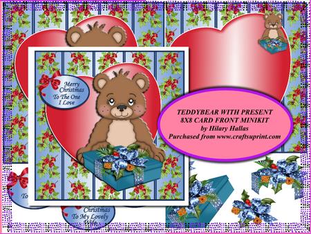 Teddybear with Present 8x8 Minikit