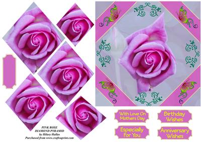 Pink Rose Diamond Pyramid