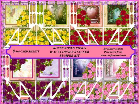 Roses Roses Roses Wavy Corner Stacker Bumper Kit