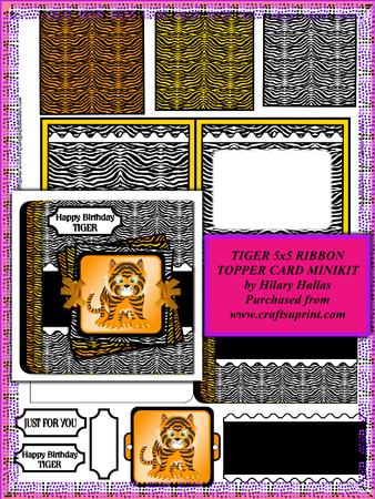 Tiger Ribbon Topper Minikit
