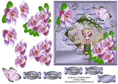 Fairy on a Cotton Reel