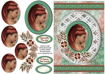 Lovely Lady with Red Hair