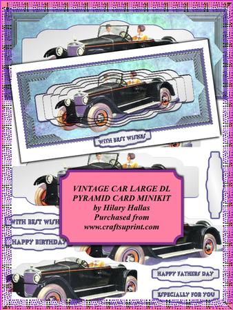 Vintage Car Large Dl Pyramid Minikit