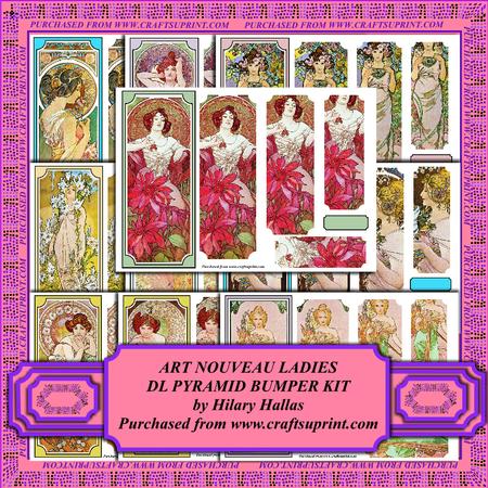Art Nouveau Ladies Dl Pyramids
