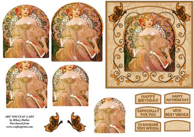 Art Nouveau Lady