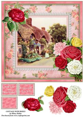 Cottage with Roses