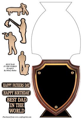 Best Dad in the World Plaque
