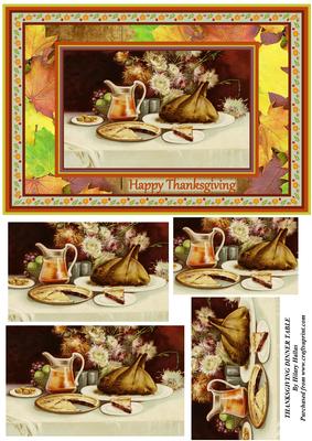 Thanksgiving Dinner Table