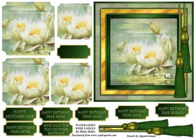 Water Lilies with Tassels