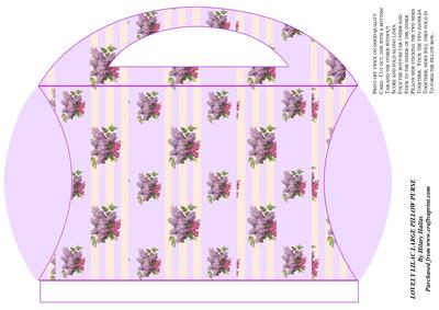 Lovely Lilac Large Pillow Purse