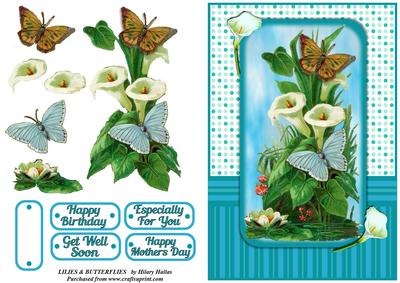 Lilies & Butterflies