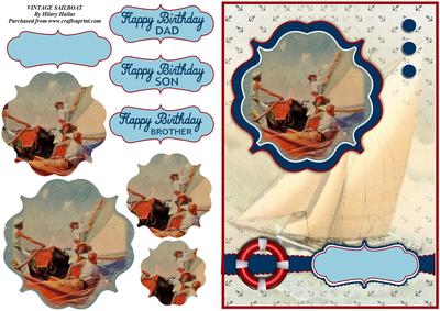 Vintage Sailboat