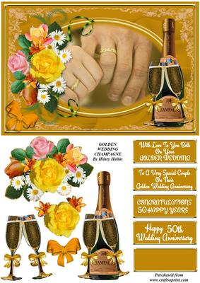 Golden Wedding Champagne
