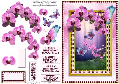 Orchid & Butterfly Fantasy