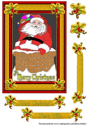 Santa in the Chimney