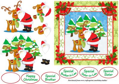 Santa & His Favourite Reindeer