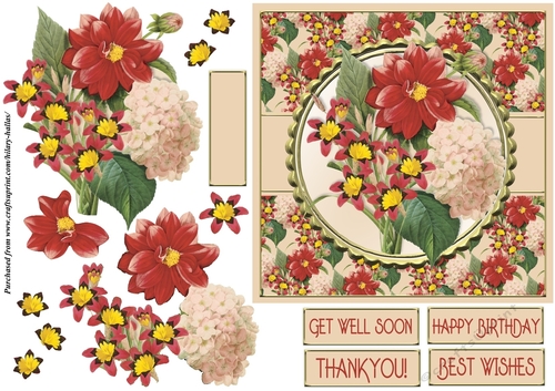 Dahlia Hydrangea & Corn Lily Mix