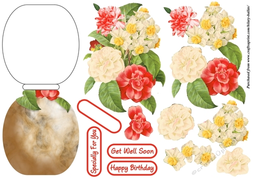 Vase Of Flowers Over The Top