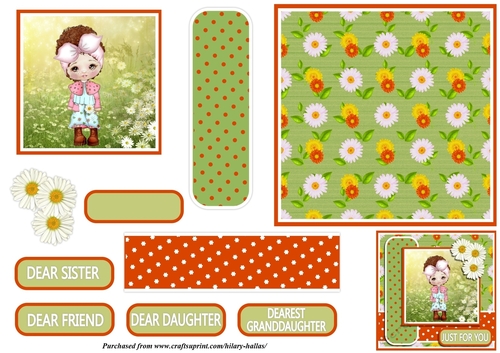 Lil Doll Nancy 5x5 Sketch Sheet