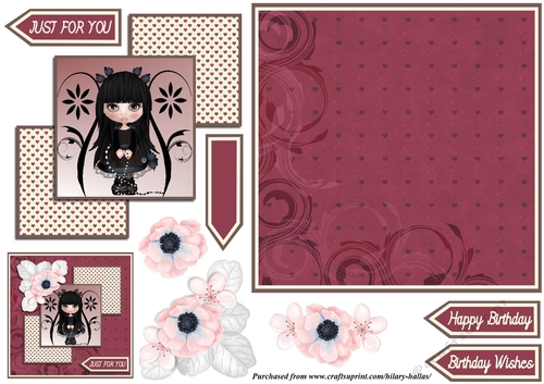 Lil Doll Teagen 6x6 Sketch Sheet