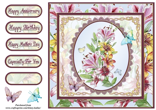 Lillies & Butterflies