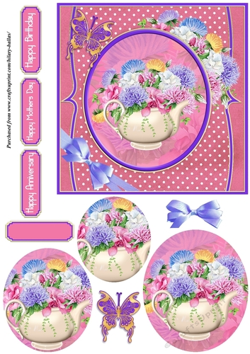Teapot Flower Arrangement