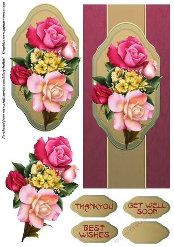 Beautiful Pink Roses DL