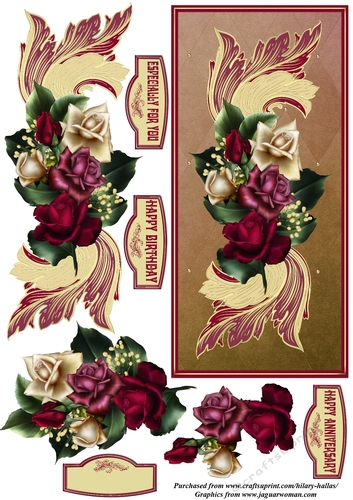 Flourish Of Roses DL