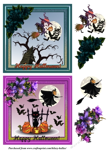 Halloween 5x5 Toppers