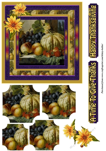 Autumn Fruit Still Life